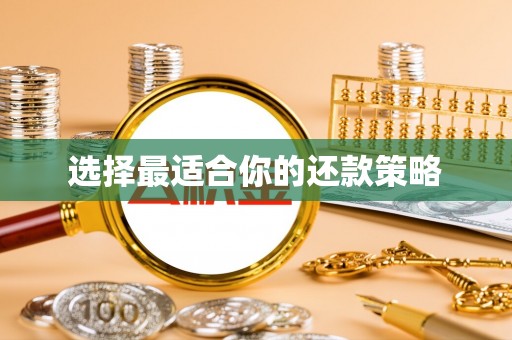 光复选择最适合你的还款策略